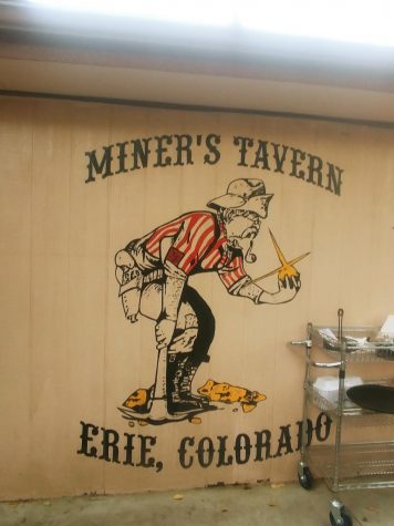 Mural On The Back Porch Of The Miners Tavern