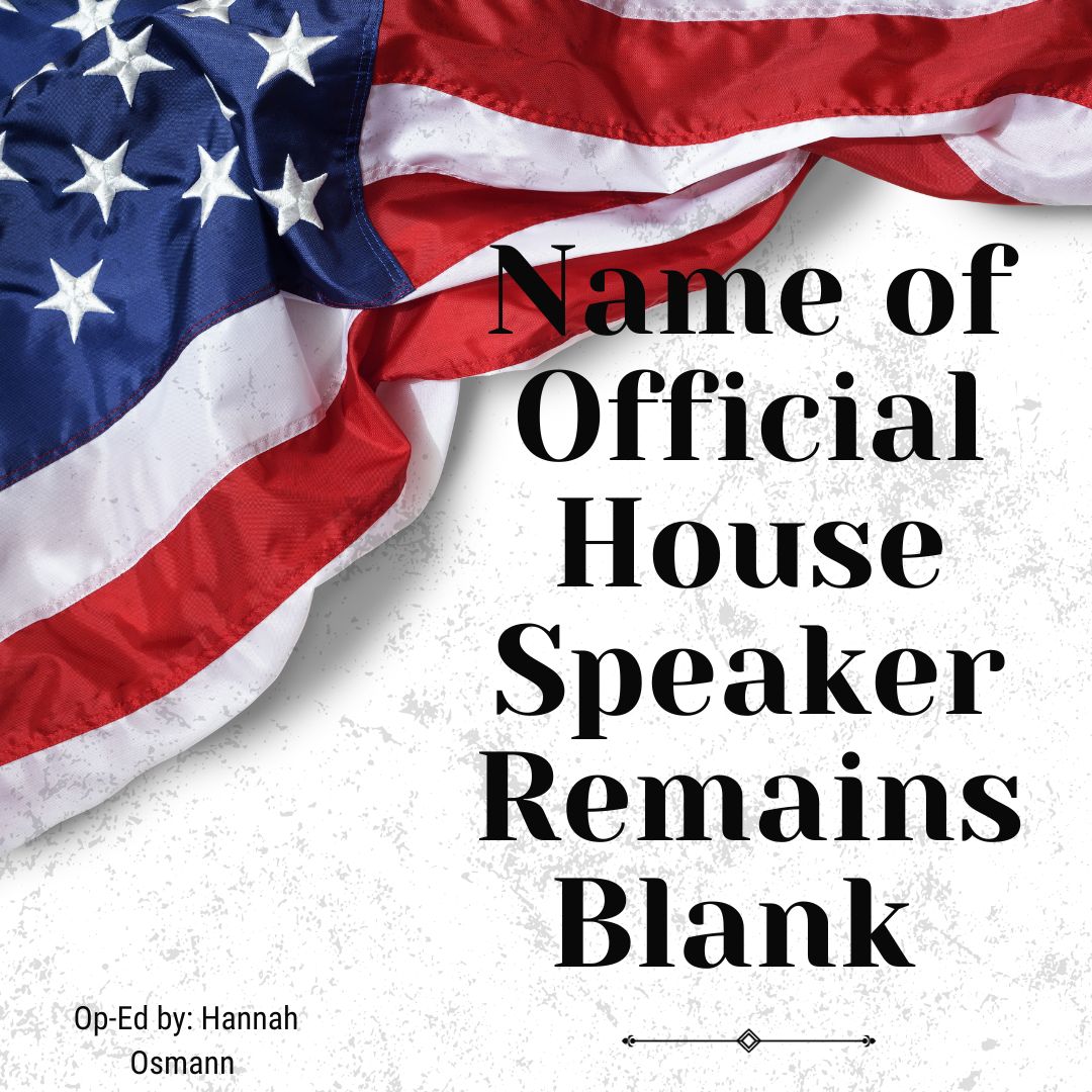 Name of Official House Speaker Remains Blank