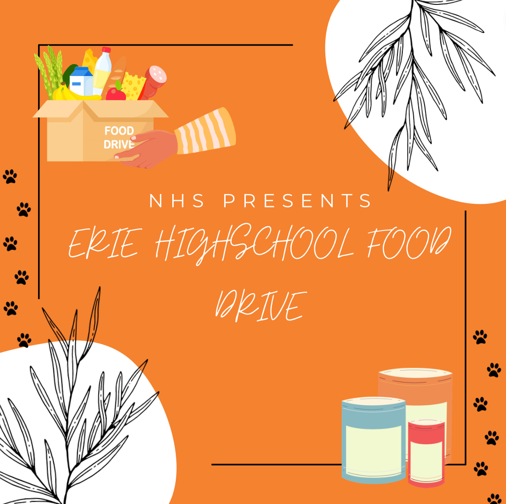 NHS Leads Another Successful Food Drive to Help the Erie Community