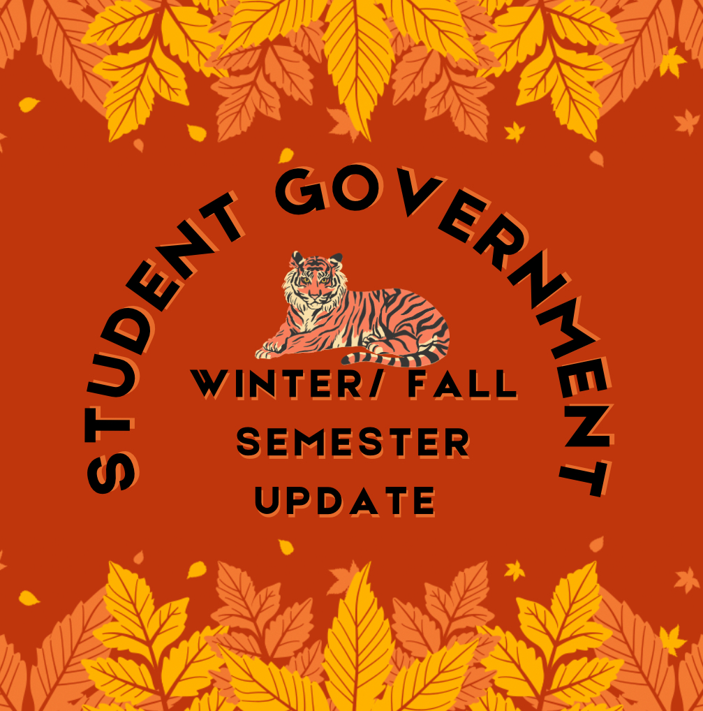 Student Government End of Fall Semester Update