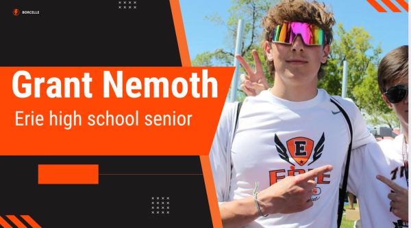 Erie High Senior Grant Nemeth: Football, Track, and Future Aspirations